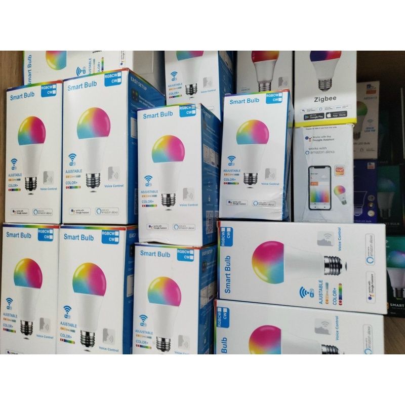 Bóng đèn thông minh Wifi 10W 12W 15W E27/RGB hoạt động App Smatlife/Tuya