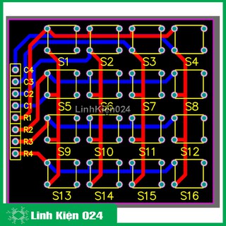 Bàn Phím Ma Trận 4x4 V2 ( Phím Cắm )