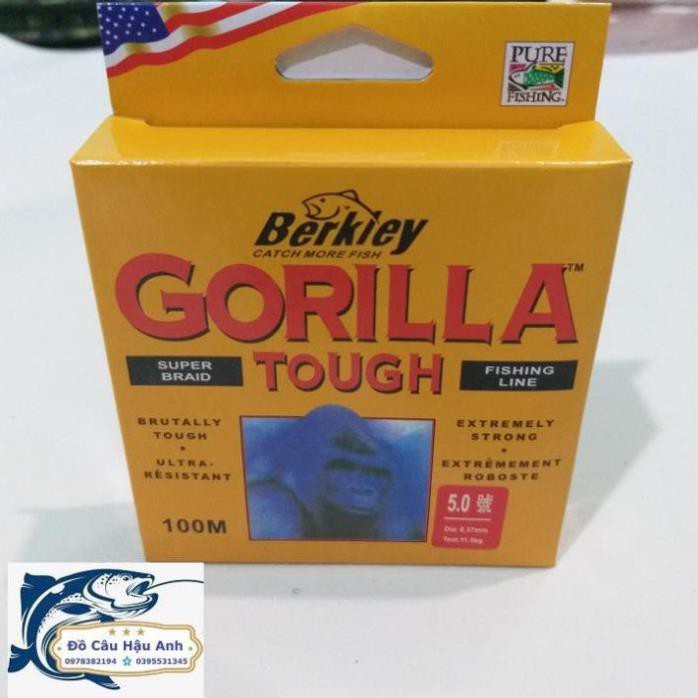 Cước câu cá GORILLA 100m siêu bền - siêu rẻ