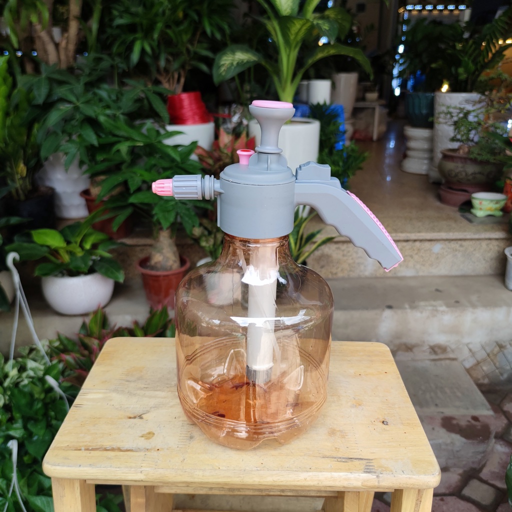 Bình tưới 3L nhựa trong suốt tiện lợi có 2 chế độ tưới đầu vòi tùy chỉnh đa năng