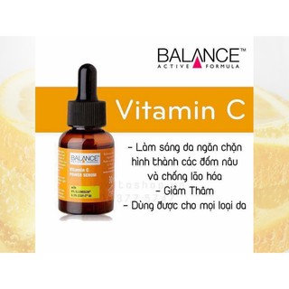 SERUM DƯỠNG TRẮNG DA BALANCE VITAMIN C BRIGHTENING SERUM 30ML
