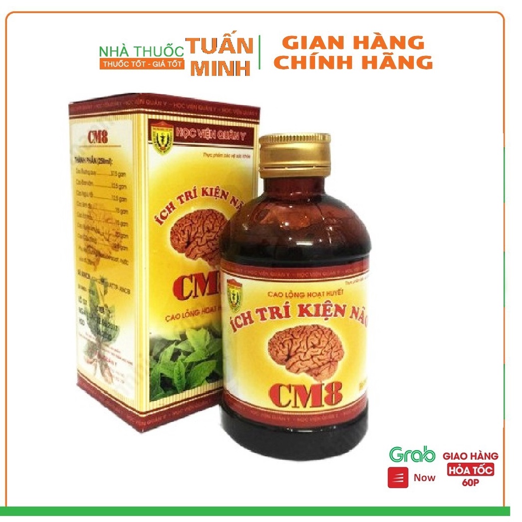 Ích Trí Kiện Não CM8 - Học Viện Quân Y (Chai 250ml)