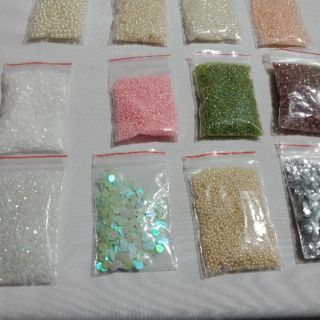 Hạt cườm kết áo trang trí set 6gói