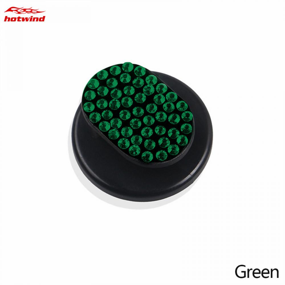 Hw Móc Treo Kính Mát Hình Tròn Đính Đá Trang Trí Nội Thất Xe Hơi