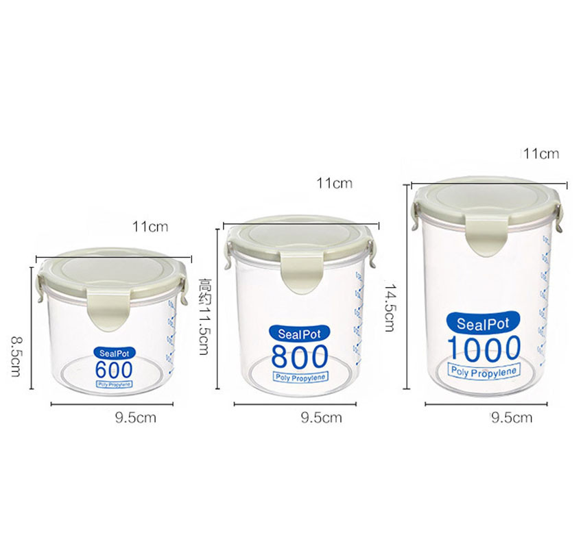Hộp nhựa đựng thực phẩm dung tích 600-1500ml