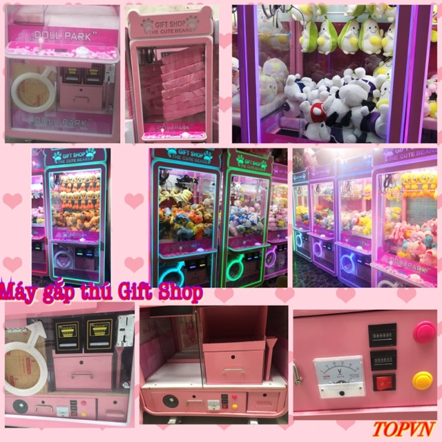 Máy Gắp Thú Gift Shop hình gấu