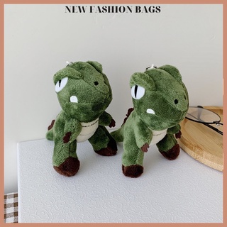 Móc Khoá Trang Trí Ulzzang Chú Khủng Long Nhồi Bông Dễ Thương