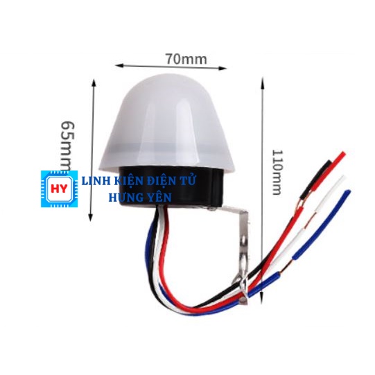 Công Tắc Cảm Biến Ánh Sáng Tự Động Bật Tắt Đèn Ngoài Trời 10A - 20A (220V)