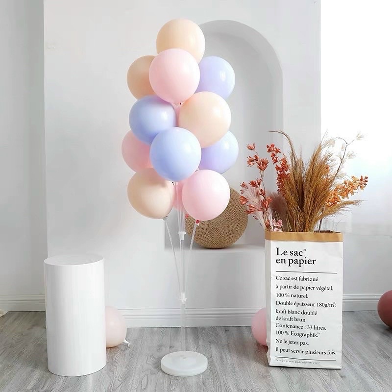 Trụ bóng bay 2 tầng cao 1,6 mét 19 nhánh trang trí sinh nhật đám cưới, khai trương, party