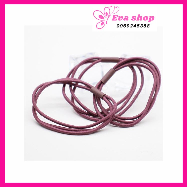 Dây cột tóc, Dây buộc tóc scrunchies trơn đơn giản hợp thời trang nữ MS787