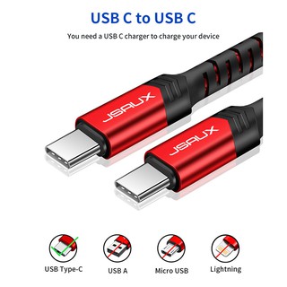 Cáp Sạc Nhanh JSAUX Usb Type C 3a 60w