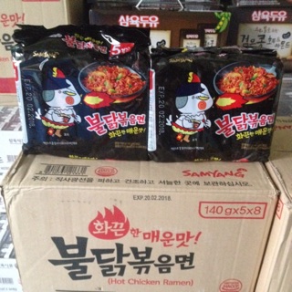 1 thùng Mì Cay Samyang Hàn Quốc 40 gói