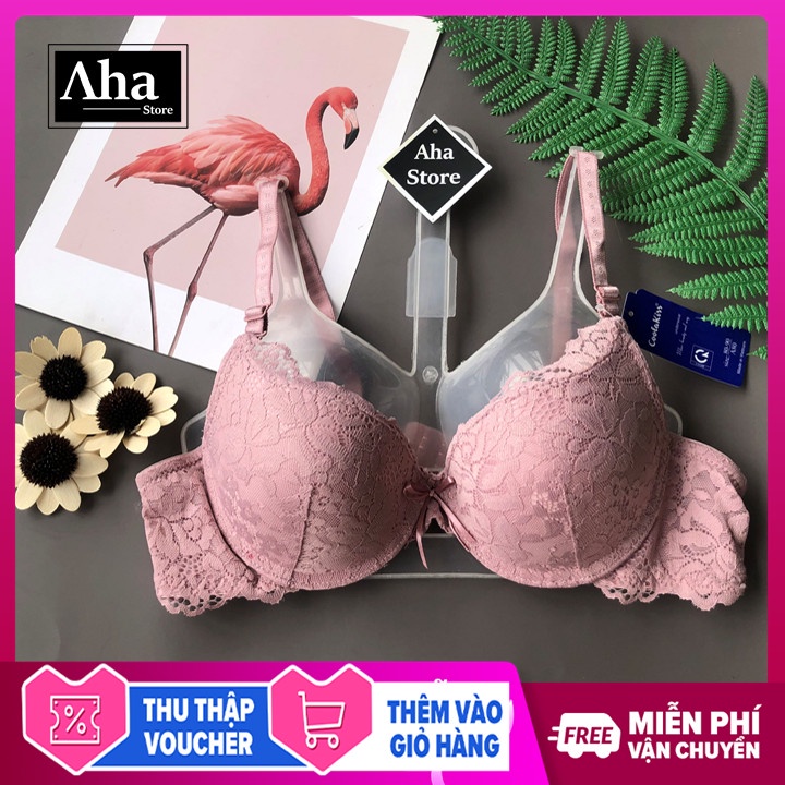 Áo ngực ren nữ Coolakiss mút vừa có gọng nhựa nâng ngực YiOn Underwear AR02