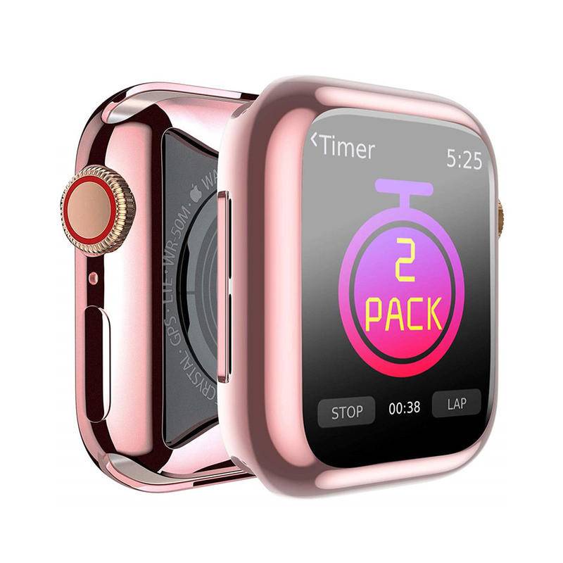 Bộ Ốp Bảo Vệ Màn Hình Bằng TPU Cho Apple Watch T500 FT50 FT30 q99 U78 + T5 W34 F10 T55 T5s W55 M33 C200