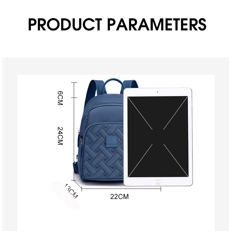 Balo Vải Oxford Chống Thấm Nước Phong Cách Mới Cho Nữ