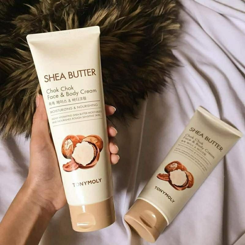 Kem dưỡng da cho mặt và cơ thể Tonymoly Shea Butter Chok Chok Face & Body Cream