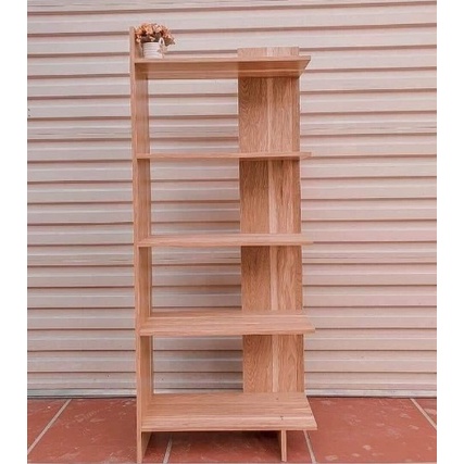 KỆ ĐỂ SÁCH, KỆ GÓC TƯỜNG 5 TẦNG BẰNG GỖ CHẤT LƯỢNG CAO
