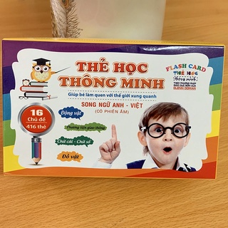Bộ 416 thẻ học song ngữ