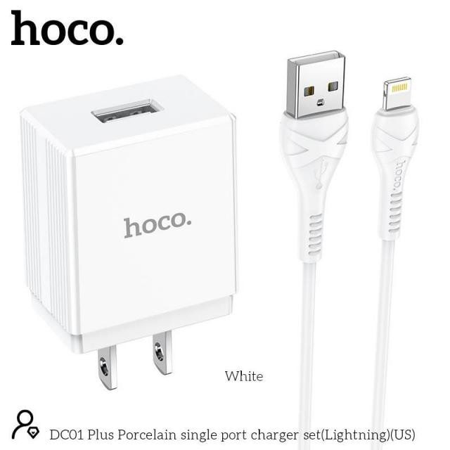 Bộ Sạc Nhanh HOCO DC01 Plus Cho iPhone/Micro/Type C - Chính hãng - Bảo Hành 6 Tháng