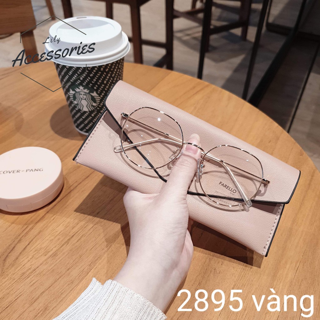 Gọng kính cận thời trang [Cắt kính mắt cận-loạn] Gọng kim loại 2895 | BigBuy360 - bigbuy360.vn