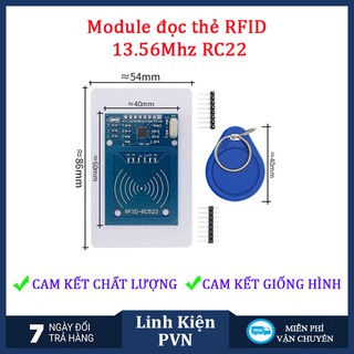 Module đọc thẻ RFID RC522 tần số 13.56Mhz