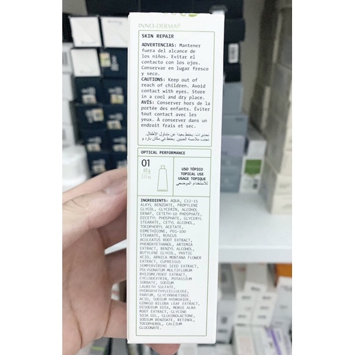 Kem dưỡng sửa chữa, phục hồi da khẩn cấp Innoaesthetics Inno-Derma Skin Repair