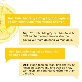 Combo 2 gói tinh chất tăng cường sáng da mờ thâm Garnier 7.5ml