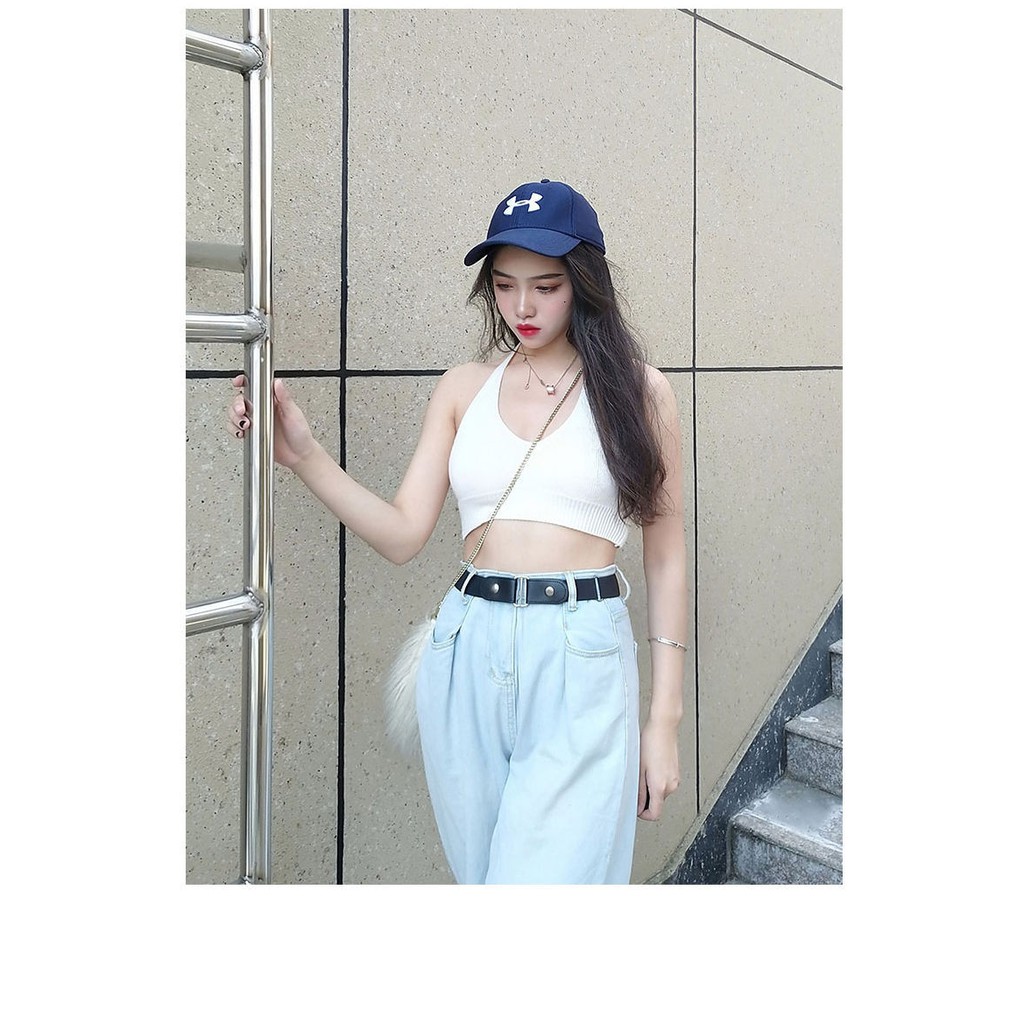 Thắt lưng thun co giãn cúc bấm 2 bên phối da- Dây nịt chun thun 2 bên thu nhỏ eo TTL139