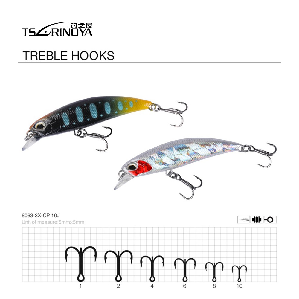 Mồi câu cá giả TSURINOYA DW67 nặng 6.1g Hita Lure