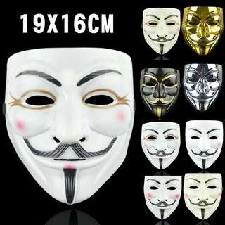 Mặt Nạ Hóa Trang Hacker Vàng Bạc
