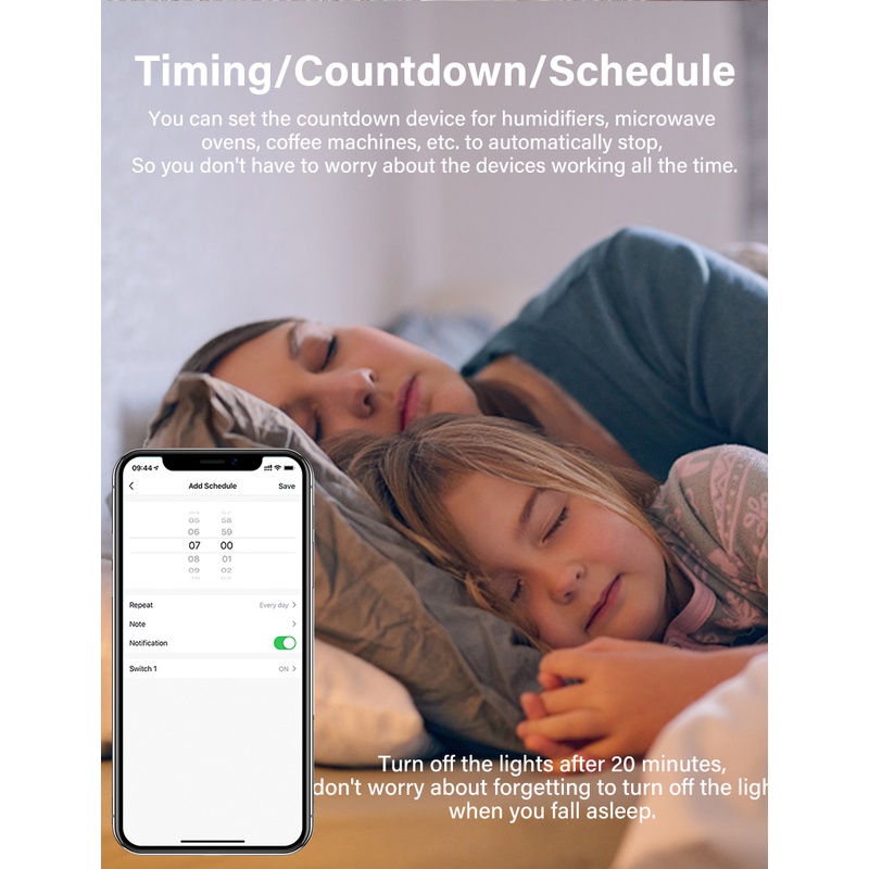 Cầu Dao Mini Thông Minh 3.0 Tuya 16A Hỗ Trợ Điều Khiển 2 Chiều Kèm Mô Đun Tự Động Lắp Ráp Alexa Google Home