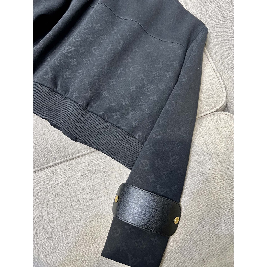 Áo khoác nữ dáng ngắn thời trang cao cấp Louis Vuitton LV họa tiết Monogram