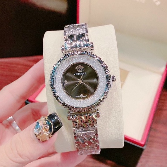 đồng hồ nữ dây thép không gỉ Versace đeo tay hàng đẹp thời trang cao cấp chống nước bảo hành 12 tháng -DH12 | BigBuy360 - bigbuy360.vn