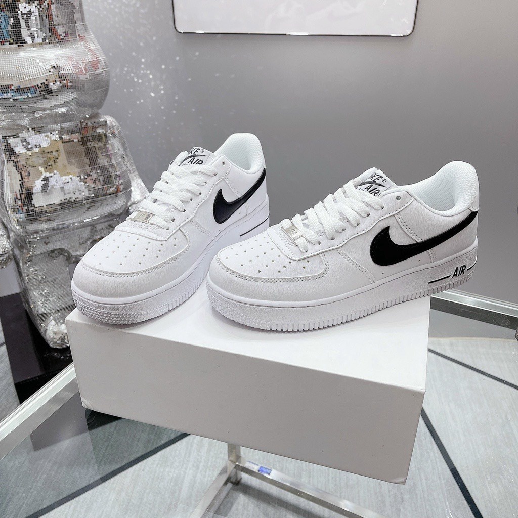 Giày Sneaker AF1 Nam Nữ - Giày Nike Air Force 1 black and white Thể Thao Cổ Thấp Cao Cấp Full box + Bill