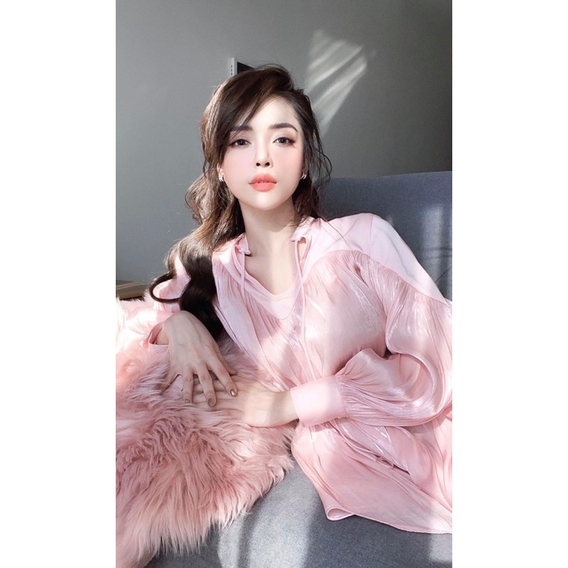 THUYBIESHOP | váy voan lụa rúm xoè - lily dress