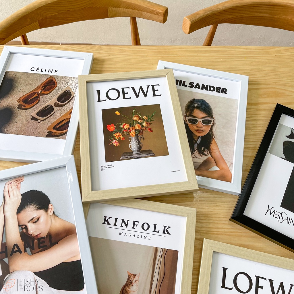 Khung Kèm Tranh Trang Trí Hình Hot Trend Thương Hiệu Đạo Cụ Chụp Ảnh Decor Nhà Cửa Hàng