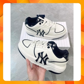Giày MLB Chunky Liner NY đế đệm khí đế êm,. Giày MLB trắng ny đen thiết kế độc đáo, hottrend 2022