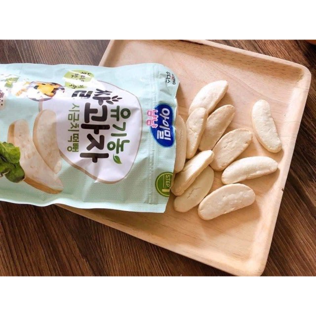 Bánh gạo ăn dặm hữu cơ Hàn quốc cho bé từ 6 tháng tuổi giàu dinh dưỡng luvamo TP03
