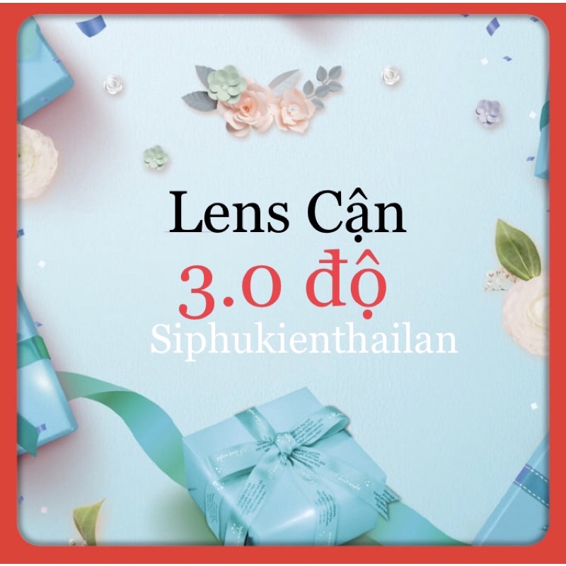 lens cận có độ 3.0 lens có độ sẵn áo tròng cận tặng khay chat chọn mẫu