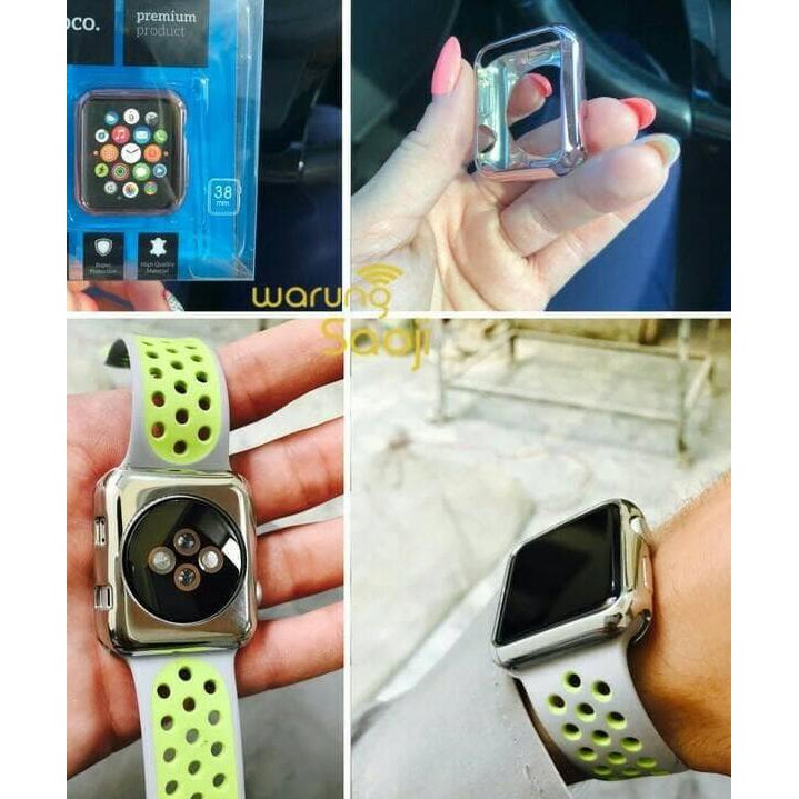 Hoco Ốp Bảo Vệ Mặt Đồng Hồ Thông Minh Apple Watch 38 42 mm Series 1 2 Tpu