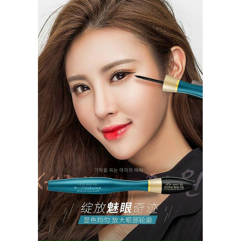 Mascara 3d Lameila 2 Trong 1 Chống Thấm Nước Và Bút Kẻ Mắt