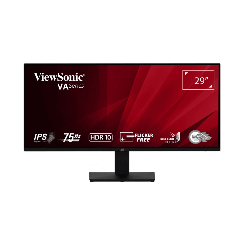 Màn hình Viewsonic VA2932-MHD ( 29&quot;/WFHD/21:9/IPS/75hz/4ms/250nits/loa kép/HDMI+DP)