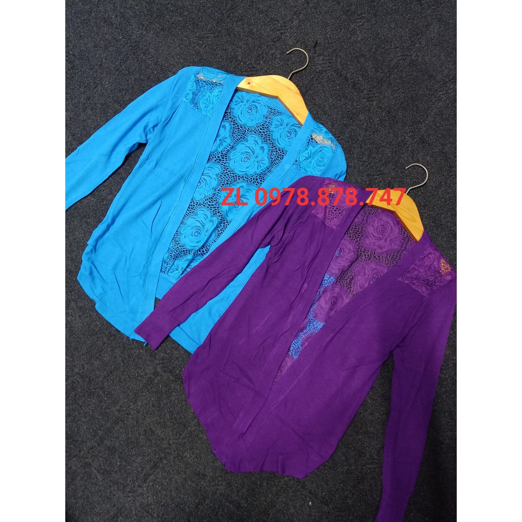 Áo Khoác Len Phối Ren Nhiều Màu | BigBuy360 - bigbuy360.vn