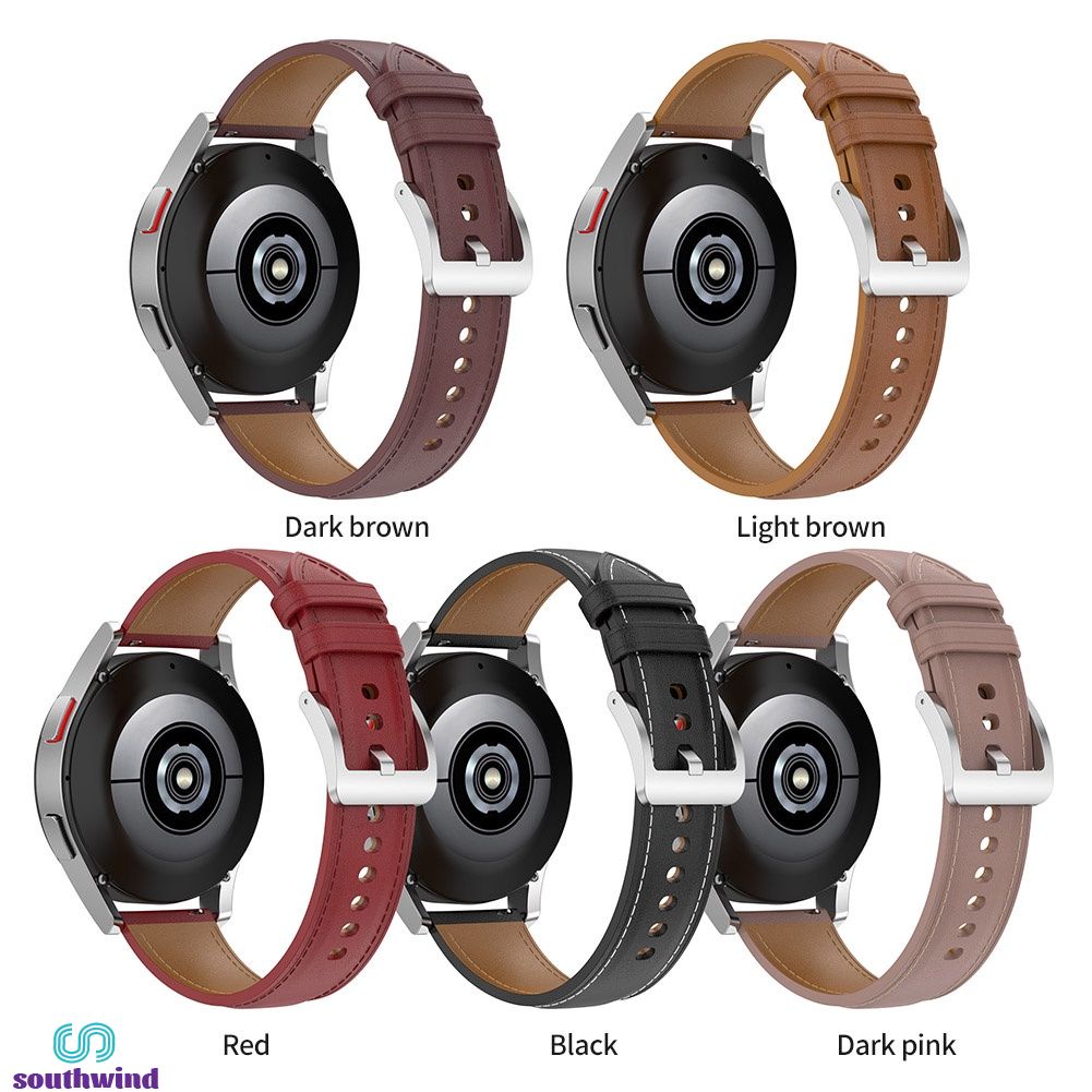 Đồng hồ thông minh Samsung Watch 4 dây da chống thấm nước và mồ hôi chất lượng cao