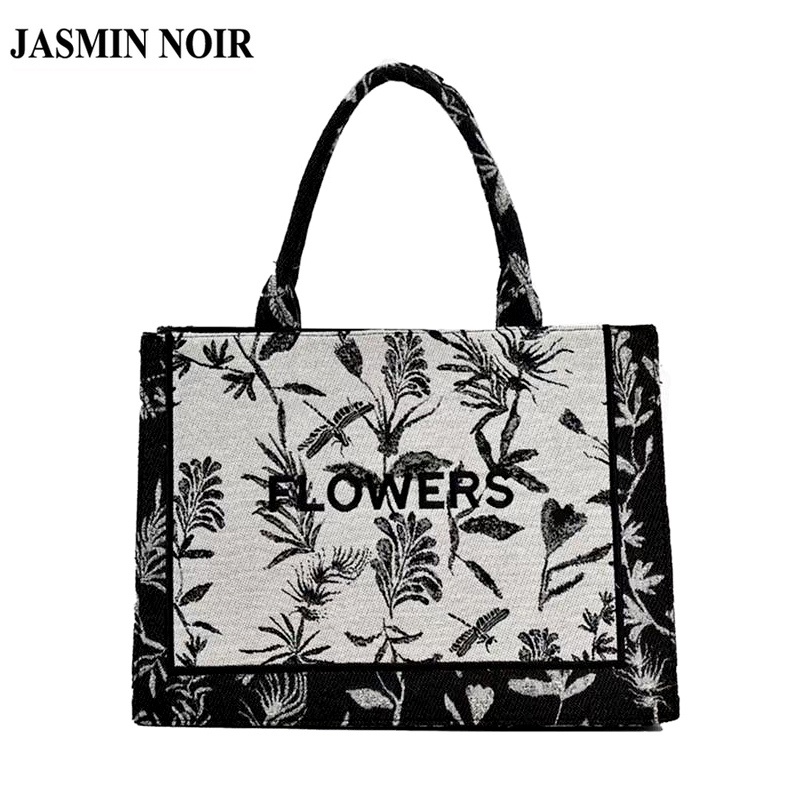 Túi đeo chéo JASMIN NOIR vải canvas thiết kế đơn giản thời trang cho nữ