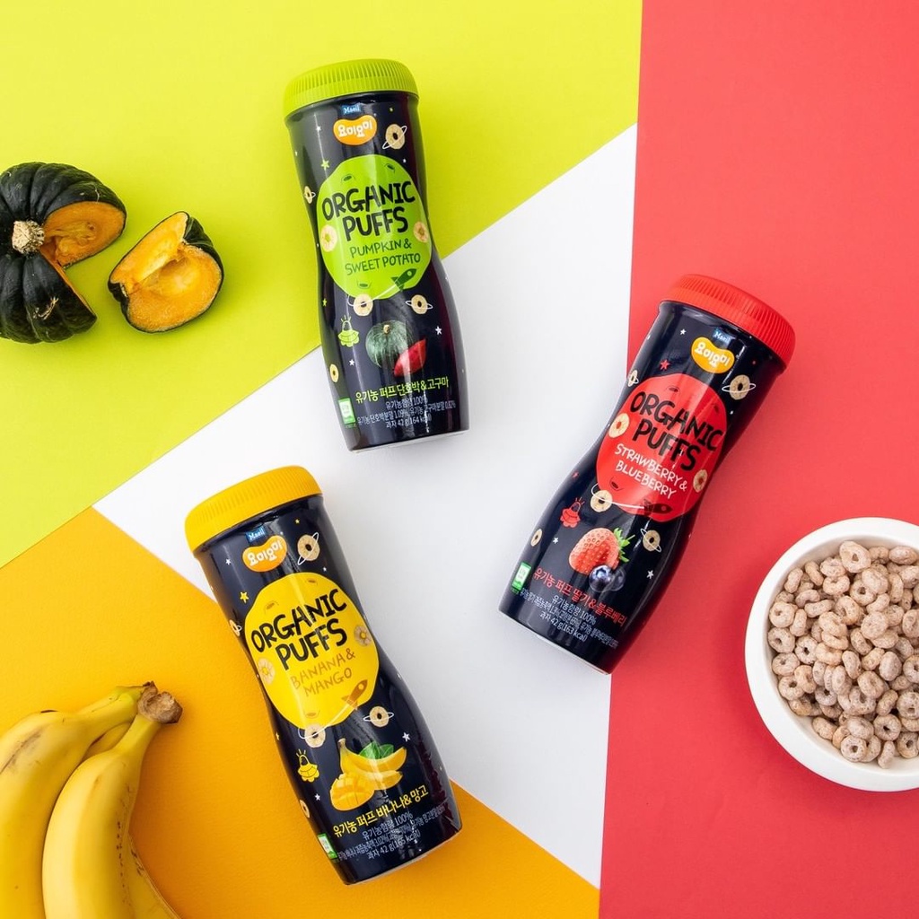 Bánh Ăn Dặm Hữu Cơ dạng hộp Yommy Yommy Hàn Quốc