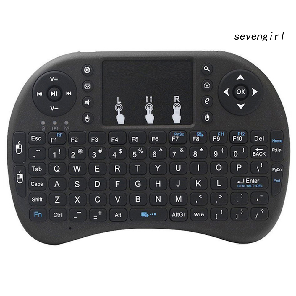 Bàn Phím Mini Sev-I8 Không Dây Kết Nối Bluetooth 2.4g Cho Laptop / Pc