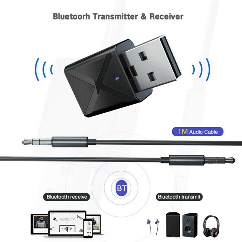 Bộ Thu Phát Âm Thanh Không Dây Bluetooth 5.0 1.13 Cho Pc