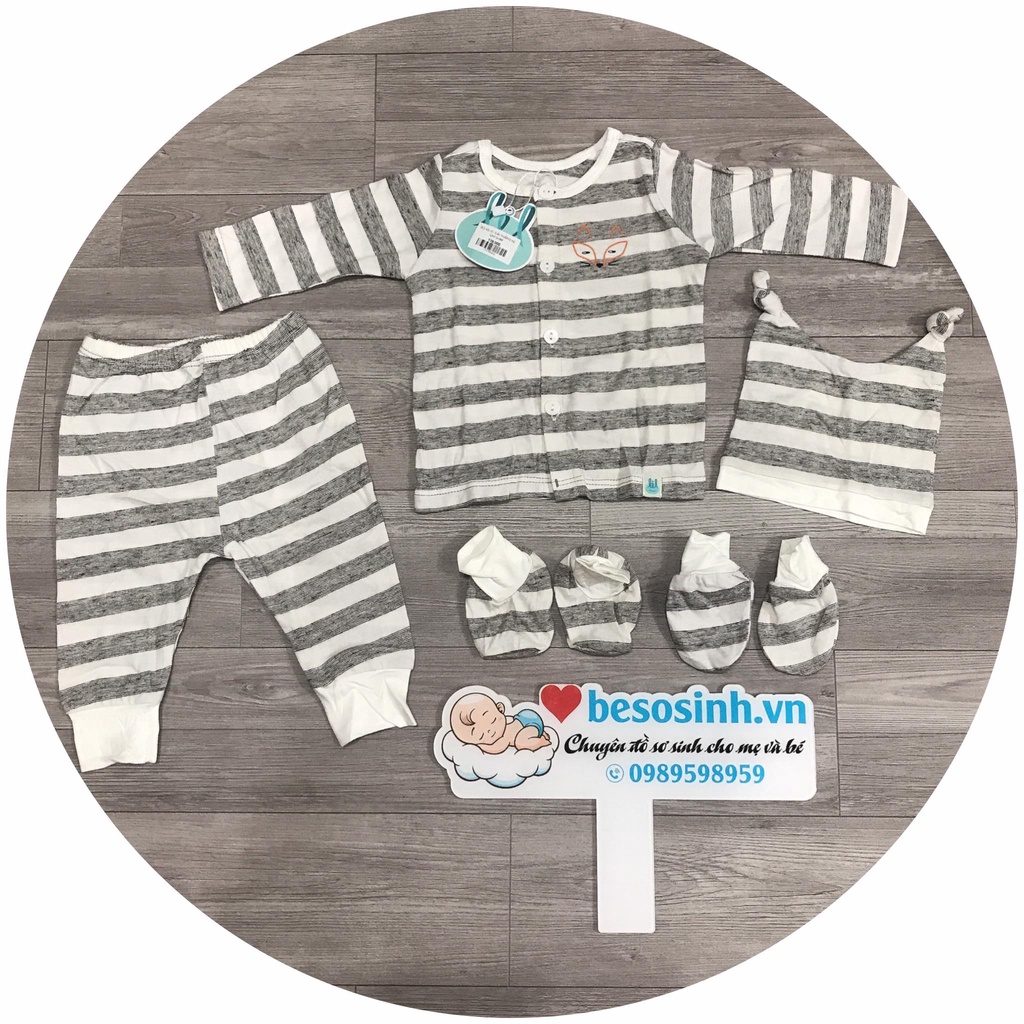 Set quần áo bamboo littelove mẫu mới cotton