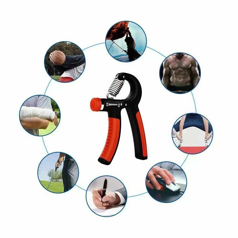 BERNARDO Wrist Fitness Equipments Pinch Gripper Hand Grips Muscle Training Finger Gym Exerciser Adjustable Strength Fitness Tool/Multicolor